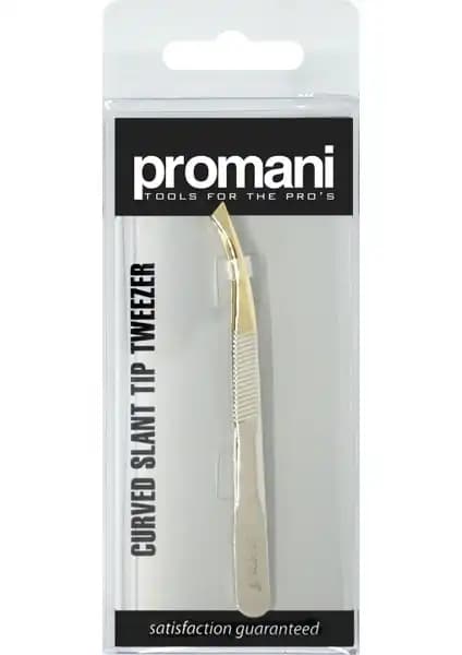 Promani Kavisli Eğik Uçlu Cımbız PR-926: Hassas ve Ergonomik Güzellik ve Bakım Aracı