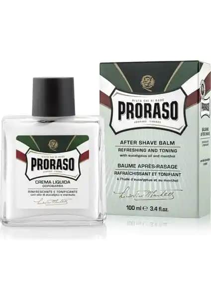 Proraso Okaliptüs Yağı ve Mentollü Tıraş Sonrası Balsamı: Doğal ve Etkili Cilt Rahatlatıcı Bakım Ürünü