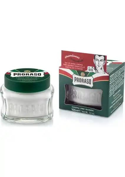Proraso Okliptüs Yağı ve Mentollü Tıraş Öncesi Kremi: Erkek Bakımında Doğal ve Ferahlatıcı Çözüm