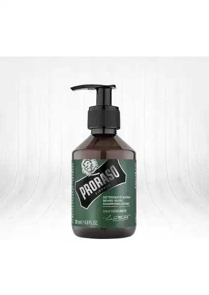 Proraso Sakal Şampuanı Rinfrescante Okaliptüs ile Erkekler İçin Temiz ve Ferah Sakal Bakımı