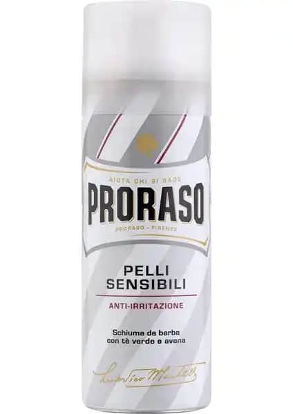 Proraso Yeşilçay Tıraş Köpüğü 50 ml Seyahat Boyu Hassas Ciltler İçin Uygun