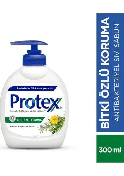 Protex Bitki Özlü Hijyenik Sıvı Sabun Doğal İçerikleri ve Güçlü Temizlik Özellikleri