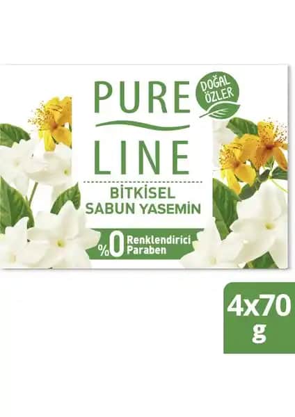 Pure Line Yasemin Kokulu Bitkisel Sabun: Doğal İçerik ve Kalıcı Koku ile Günlük Hijyen