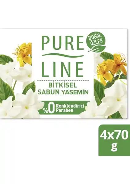 Pure Line Yasemin Kokulu Bitkisel Sabun: Doğal İçerik ve Kalıcı Koku ile Günlük Hijyen