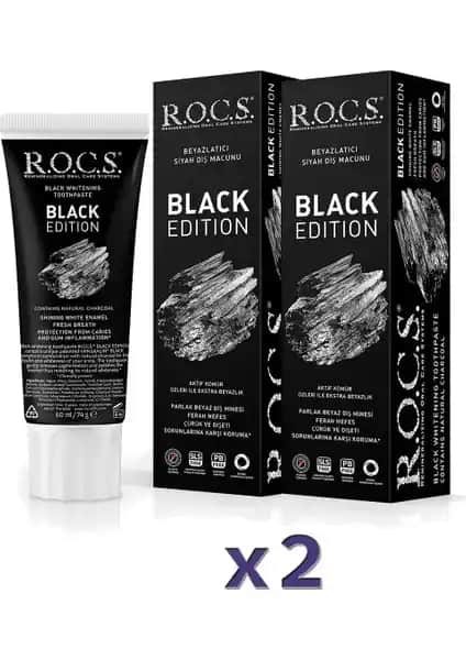 R.O.C.S. Black Edition Kömür Özleriyle Güçlendirilmiş Diş Macunu Ürün Özellikleri ve Kullanım Rehberi