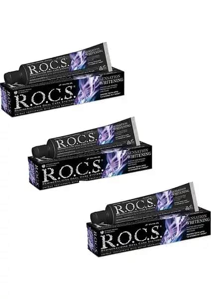 R.O.C.S. Sensation Whitening Diş Macunu: Doğal İçeriklerle Güçlü Beyazlatma ve Parlaklık