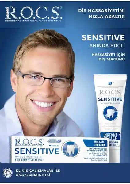 R.O.C.S. Sensitive Diş Macunu: Hassas Dişler İçin Güvenli ve Etkili Bakım Ürünü