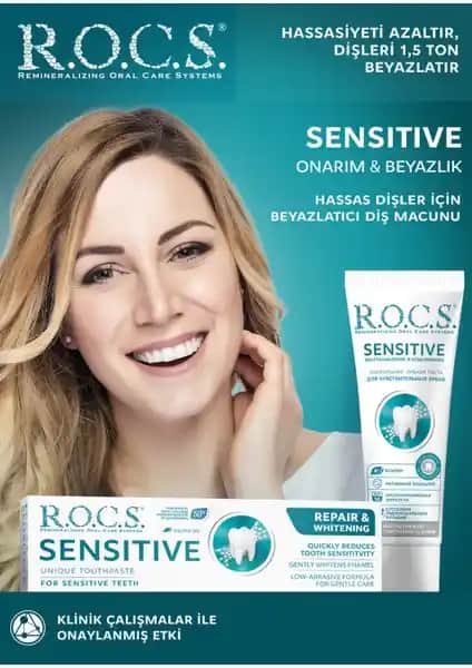 R.O.C.S. Sensitive Diş Macunu: Hassasiyet ve Beyazlatma Özellikleri ve Kullanım İpuçları