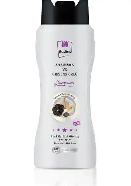 Radins Sarımsak ve Ginseng Özlü Şampuanı: Saç Dökülmesini Azaltan Doğal Bakım Çözümü