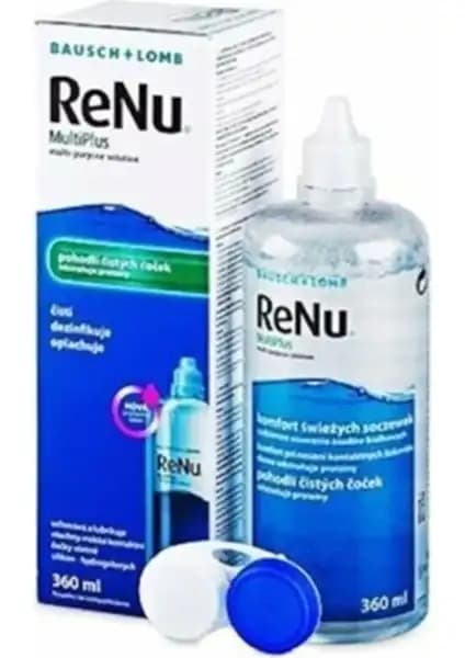 RENU 360 ml Lens Solüsyonu: Günlük Kontakt Lens Bakımı ve Konfor Sağlayan Çözüm
