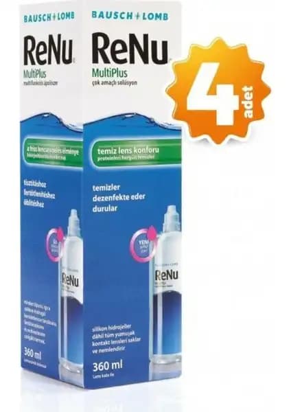 RENU 360 ml Solüsyon ile Kontakt Lens Temizliği ve Bakımında Güvenilirlik