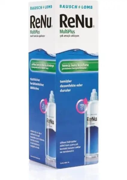 RENU Bausch & Lomb Multiplus Çok Amaçlı Lens Suyu Türkiye Üretimi Güvenilir Kontakt Lens Bakım Çözümü