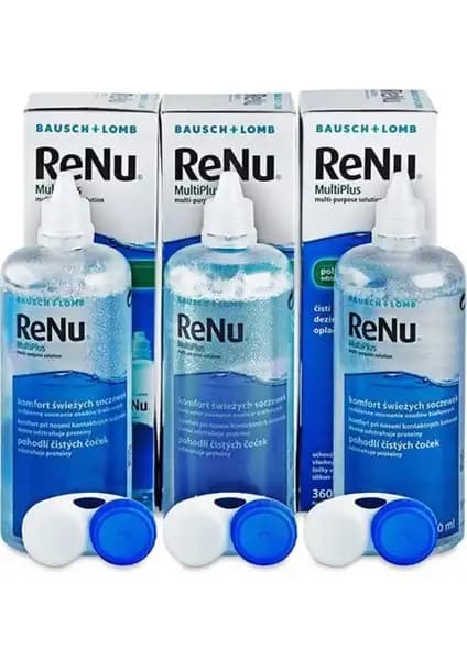 RENU Multiplus Lens Solüsyon 360 ml 3’lü Set Göz Sağlığını Koruyan Pratik Çözüm