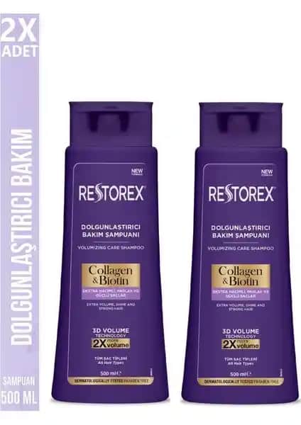 Restorex Collagen ve Biotin Dolgunlaştırıcı Şampuan ile Saçlarınızda Hacim ve Parlaklık Artışı