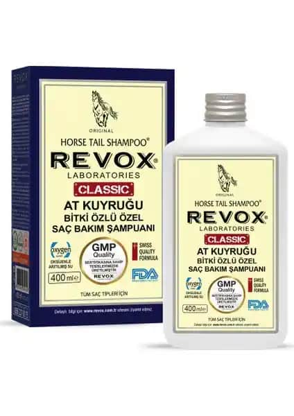 Revox At Kuyruğu Bitki Özlü Saç Bakım Şampuanı Saç Dökülmesine Karşı Doğal Çözüm