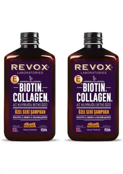Revox Biotin Collagen At Kuyruğu Dolgunlaştırıcı Şampuan ile Saç Sağlığını Güçlendirin