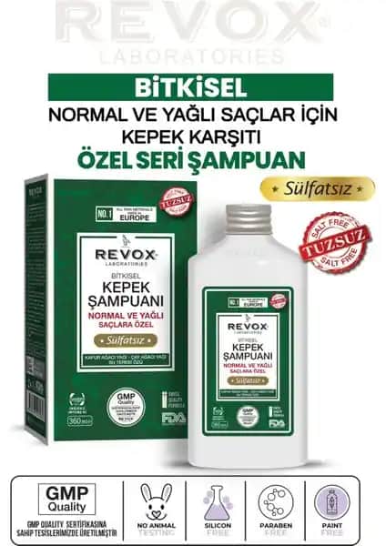 Revox Bitkisel Şampuan Kepeğe Karşı Doğal Çözüm Saç Sağlığını Destekler