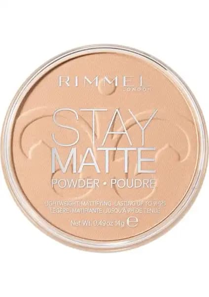 Rimmel London Stay Matte Pudra No: 004 - Mat ve Doğal Görünüm Sağlayan Uzun Süreli Makyaj Ürünü
