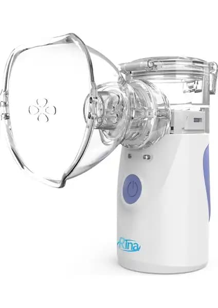 Rina Ultrasonic Taşınabilir Pilli Mesh Hava Makinesi: Sessiz ve Yüksek Performanslı Nebülizatör