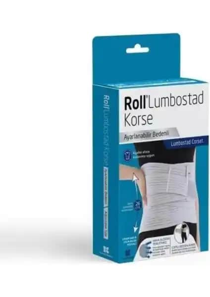 Roll Lumbostad Ayarlanabilir Çelik Balenli Bel Korsesi Bel Sağlığını Destekler