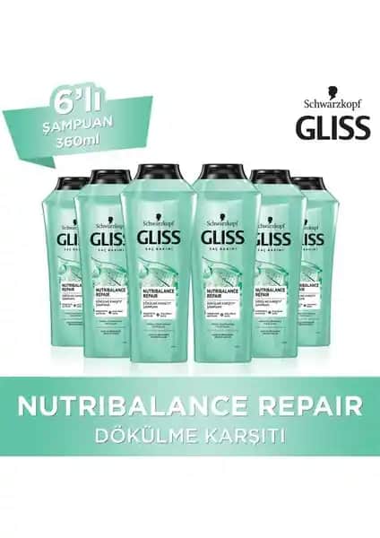 Saç Güçlendirme ve Dökülmeye Karşı Etkili Gliss Nutribalance Şampuanı Özellikleri