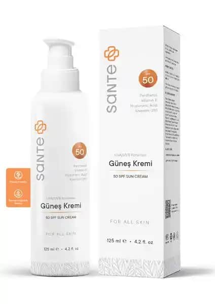Sante Plus Güneş Kremi SPF 50+ ile Yüksek Koruma ve Cilt Sağlığı Güvencesi