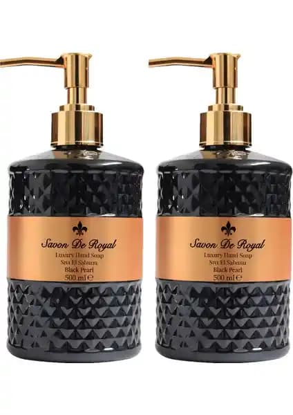 Savon De Royal Luxury Vegan Sıvı Sabun Black Pearl Doğal ve Lüks Cilt Bakımı İçin Üstün Seçenek