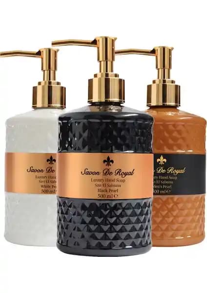 Savon De Royal Vegan Pearl Sıvı Sabunlar: Estetik Tasarım ve Doğal Formül ile Temizlik