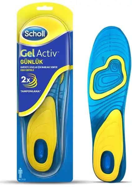Scholl Gel Aktiv Tabanlık: Günlük ve Spor Aktiviteleri İçin Konfor ve Destek Sağlar