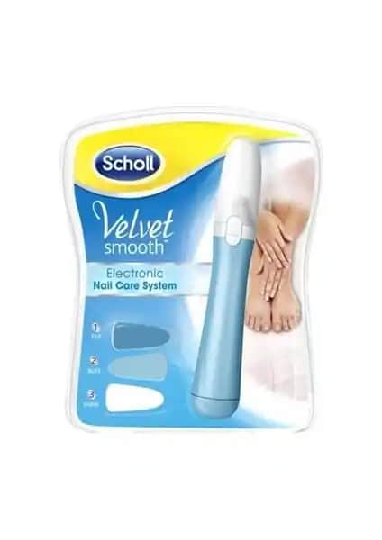 Scholl Velvet Smooth Elektronik Tırnak Törpüsü Bakım Seti ile Evde Profesyonel Tırnak Bakımı
