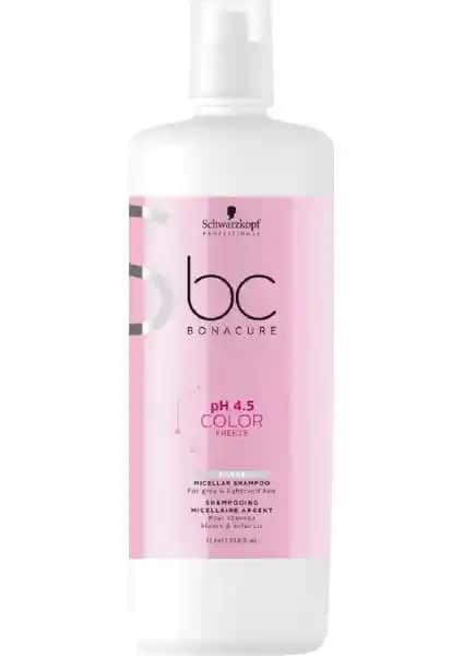 Schwarzkopf Bonacure Color Freeze Micellar Silver Şampuanı ile Renk Koruma ve Parlaklık Sağlama