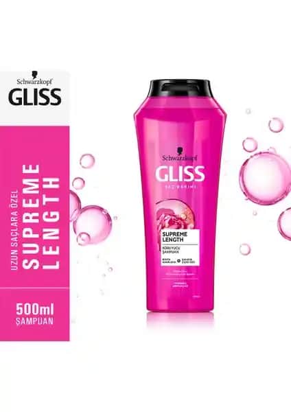 Schwarzkopf Gliss Supreme Length Şampuanıyla Uzun ve Sağlıklı Saçlara Ulaşın