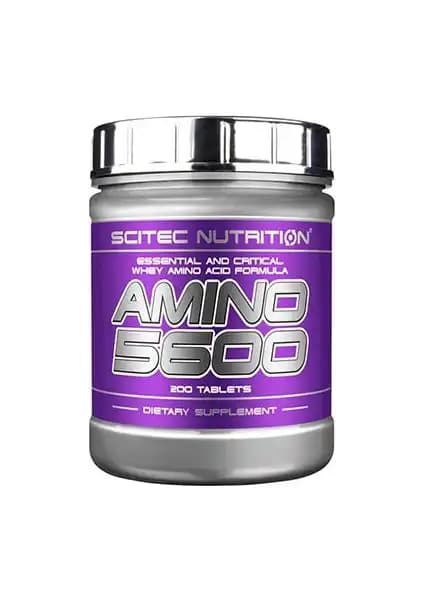 Scitec Amino 5600: Kas Gelişimini Destekleyen Güçlü ve Yüksek Kaliteli Takviye