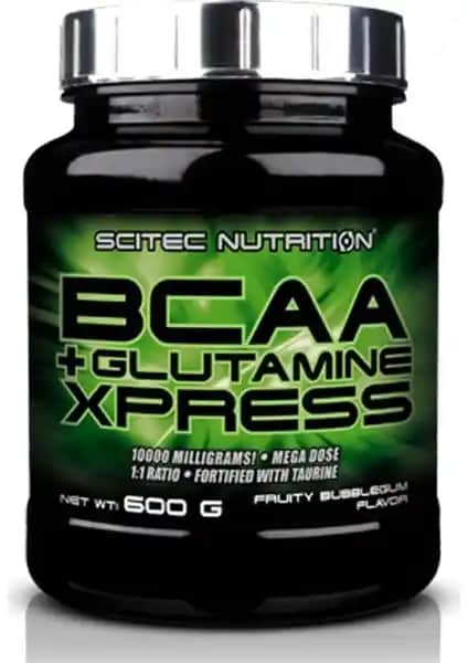 Scitec Bcaa+Glutamine Xpress 600 Gr Sporcu Takviyesi Kas Gelişimini Destekler