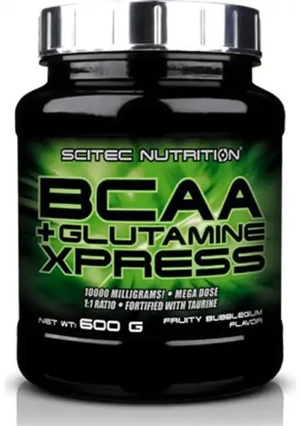 Scitec Bcaa+Glutamine Xpress 600 Gr Sporcu Takviyesi Kas Gelişimini Destekler