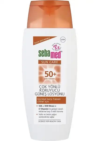 Sebamed SPF 50 Çok Yönlü Güneş Koruyucu Losyonu Hassas Ciltler İçin Güçlü Koruma