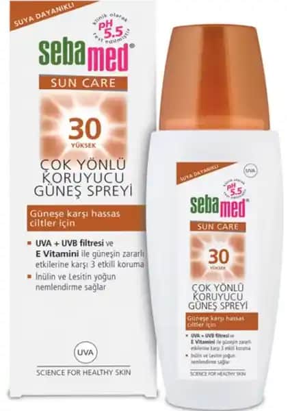 Sebamed Sun Care SPF 30 Güneş Koruyucu Sprey Cilt Koruma ve Nemlendirme Özellikleri