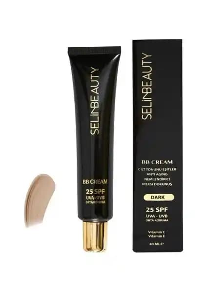 Selin Beauty BB Krem Dark Cilt Tonunu Eşitleyen ve Cilt Sağlığını Destekleyen Makyaj Ürünü