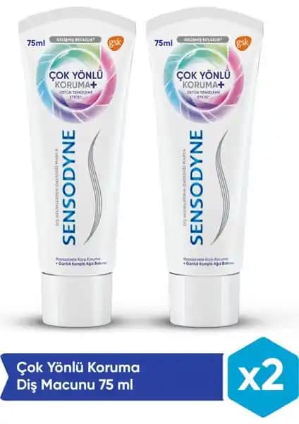 Sensodyne Çok Yönlü Koruma Diş Macunu ile Hassas Dişlere Güçlü ve Güvenilir Koruma