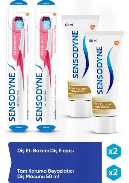 Sensodyne Diş Eti Bakımı ve Tam Koruma Seti: Hassas ve Sağlıklı Dişler İçin Güvenilir Çözüm