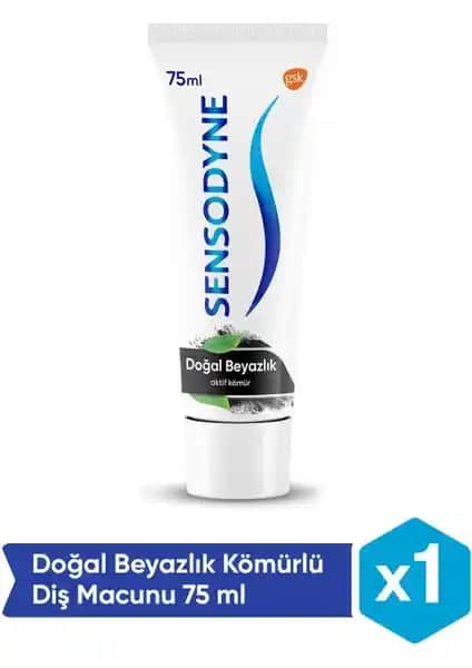Sensodyne Doğal Beyazlık Aktif Kömür Diş Macunu: Hassasiyet Giderici ve Doğal Beyazlık Sağlayan Ürün