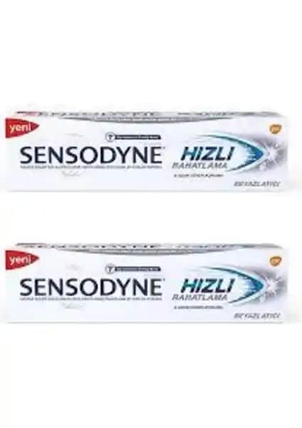 Sensodyne Hassas Dişler İçin Güvenilir ve Etkili Diş Macunu 75 ml X 2 Paket