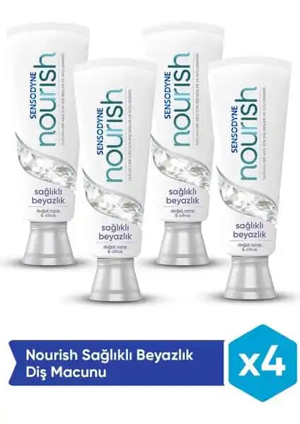 Sensodyne Nourish Sağlıklı Beyazlık Diş Macunu: Hassas Dişler İçin Güvenilir Günlük Bakım Ürünü