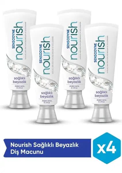 Sensodyne Nourish Sağlıklı Beyazlık Diş Macunu: Hassas Dişler İçin Güvenilir Günlük Bakım Ürünü
