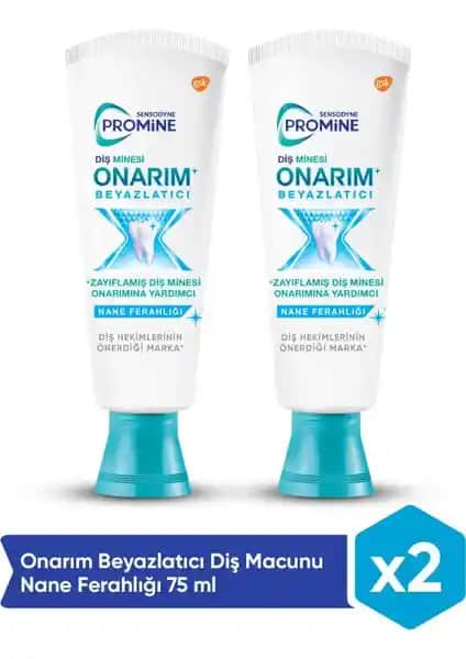 Sensodyne Promine Diş Macunu Nane Ferahlığı Güçlü ve Koruyucu Ağız Bakımı Ürünü