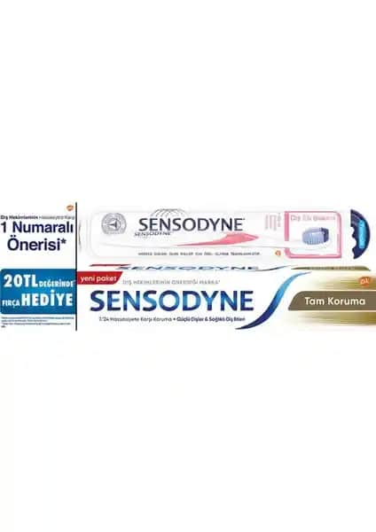Sensodyne Tam Koruma Diş Macunu ve Yumuşak Diş Fırçası ile Güçlü ve Sağlıklı Dişler