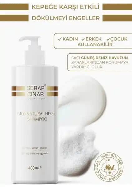 Serap Çınar Bitkisel Şampuan ile Doğal Saç Bakımında Güçlü ve Sağlıklı Sonuçlar