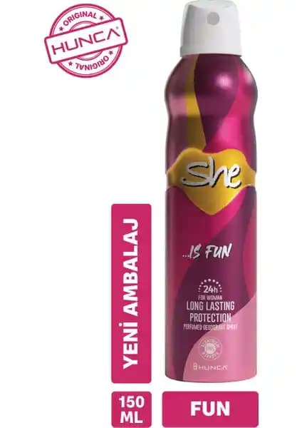 She Fun Kadın Deodorantı: Doğal ve Ferahlatıcı Formülüyle Gün Boyu Güvenli Kullanım