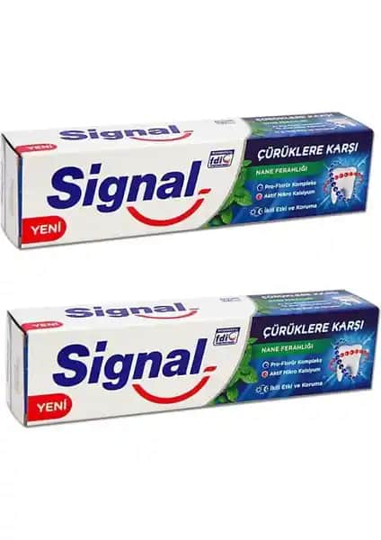 Signal Çürüklere Karşı Nane Ferahlığı Diş Macunu: Günlük Koruma ve Ferahlatıcı Deneyim