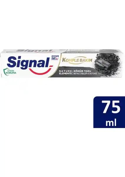 Signal Nature Elements Kömür Özlü Diş Macunu: Doğal İçeriklerle Güçlendirilmiş Ağız Bakımı